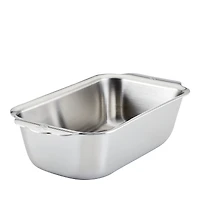 OvenBond 9 x 5 Tri-ply Clad Stainless Steel 1lbs. Loaf Pan