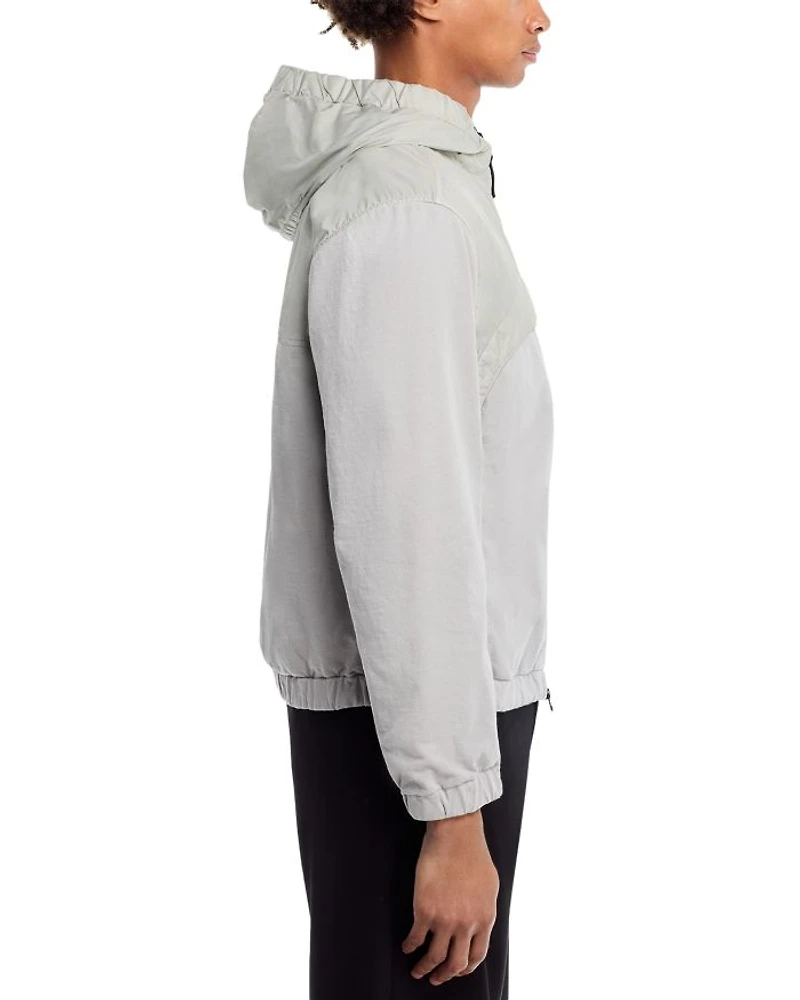 Capospalla Mixed Media Hooded Jacket