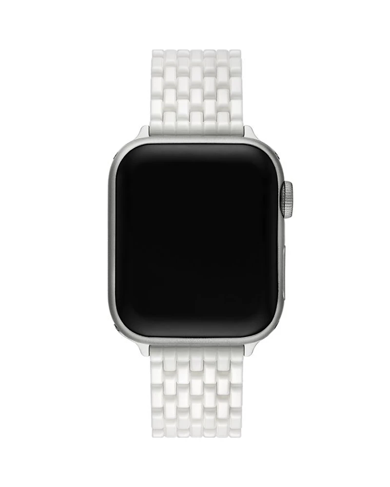 Eleanor Apple Watch® White Ceramic Band, 36mm - 46mm