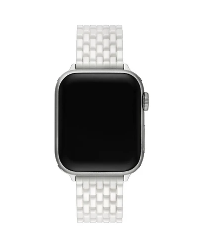 Eleanor Apple Watch® White Ceramic Band, 36mm - 46mm