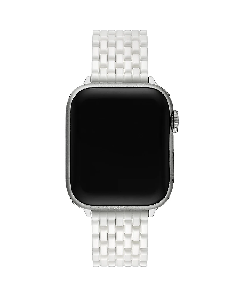 Tory Burch Eleanor Apple Watch White Ceramic Band, 36mm - 46mm