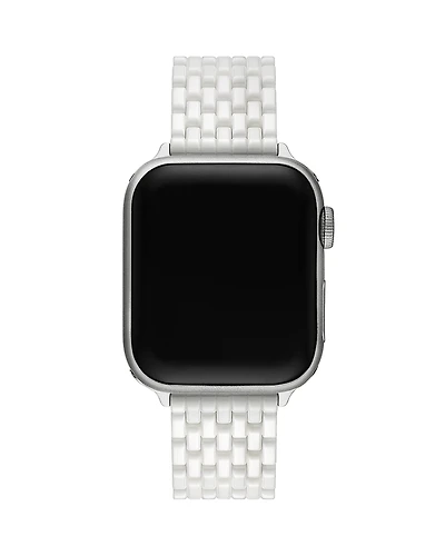 Tory Burch Eleanor Apple Watch White Ceramic Band, 36mm - 46mm