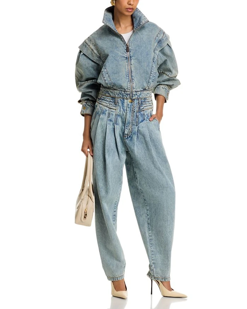 ODK High Rise Straight Jeans Light Wash