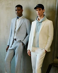 Delave Linen Slim Fit Suit Jacket