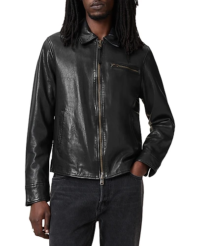 Allsaints Miller Leather Jacket