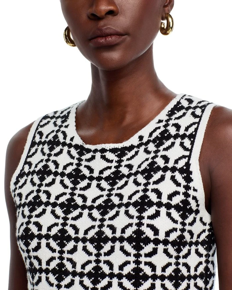 Cropped Patterned Top