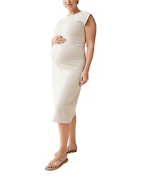 Ingrid & Isabel Maternity Ruched A Line Knit Dress