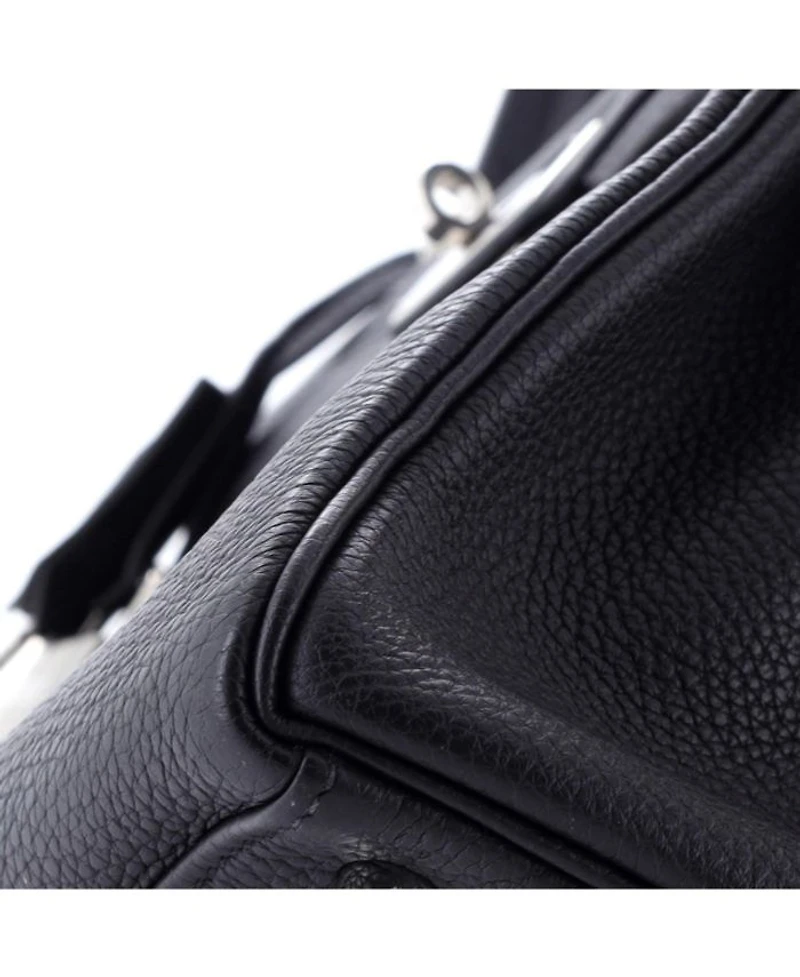 Kelly 28 Handbag Togo with Palladium Hardware