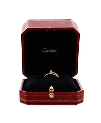 Small Juste un Clou Ring 18K Gold and Diamonds