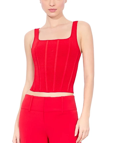 Alice and Olivia Sariah Corset Tank Top