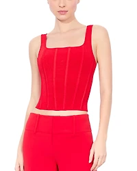 Alice and Olivia Sariah Corset Tank Top