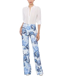 Teeny Printed Bootcut Pants
