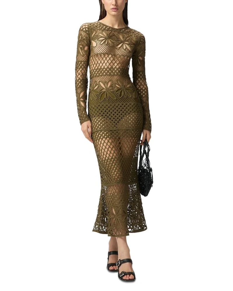Ortles Abitos Fantasy Net Dress