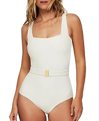 Hermoza Belted Marisa One-Piece Swimsuit