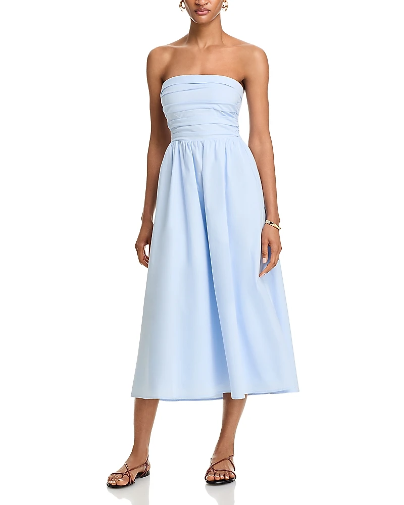 Wayf Sammie Convertible Poplin Dress