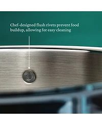 ProBond® Forged 1.5-Quart Professional Clad Stainless Steel Saucepan with Lid