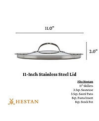 Provisions 11" Stainless Steel Lid