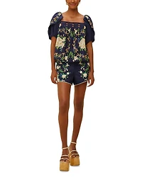 Flower Tapestry Shorts