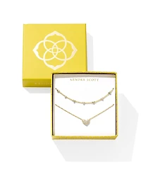 Kendra Scott Ari & Haven Pave Heart Necklaces