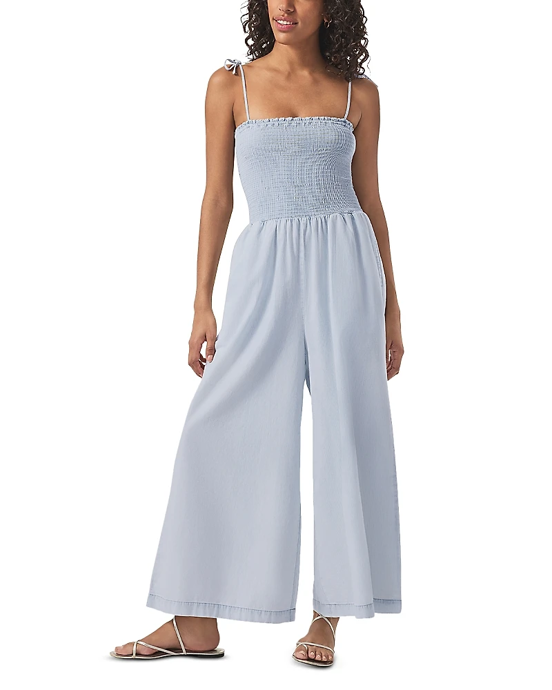 Splendid Indigo Stripe Jumpsuit