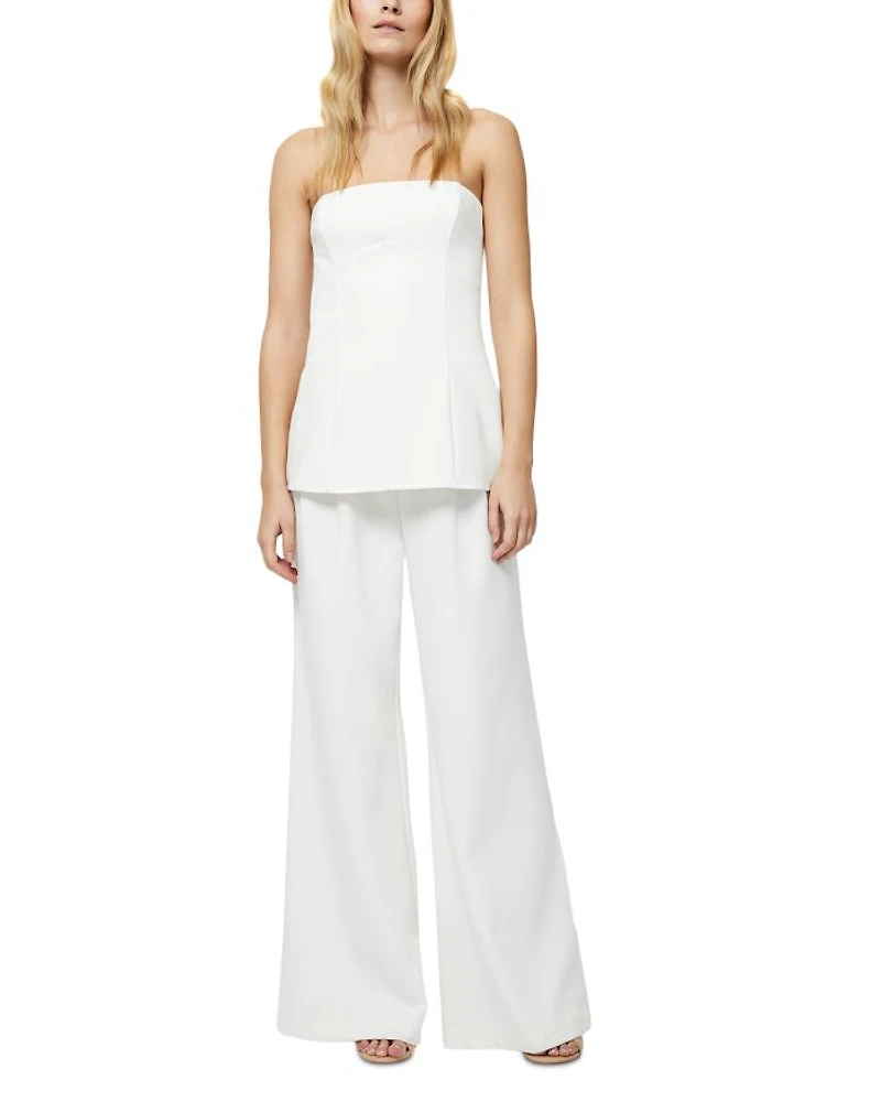 Azra Twill Pleated Pants