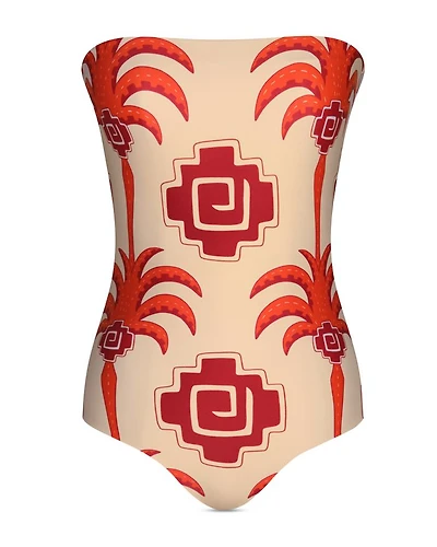 Alta Mar Bandeau One Piece Swimsuit
