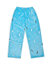 Iscream Girls' Foil Lightning Plush Pants - Little Kid