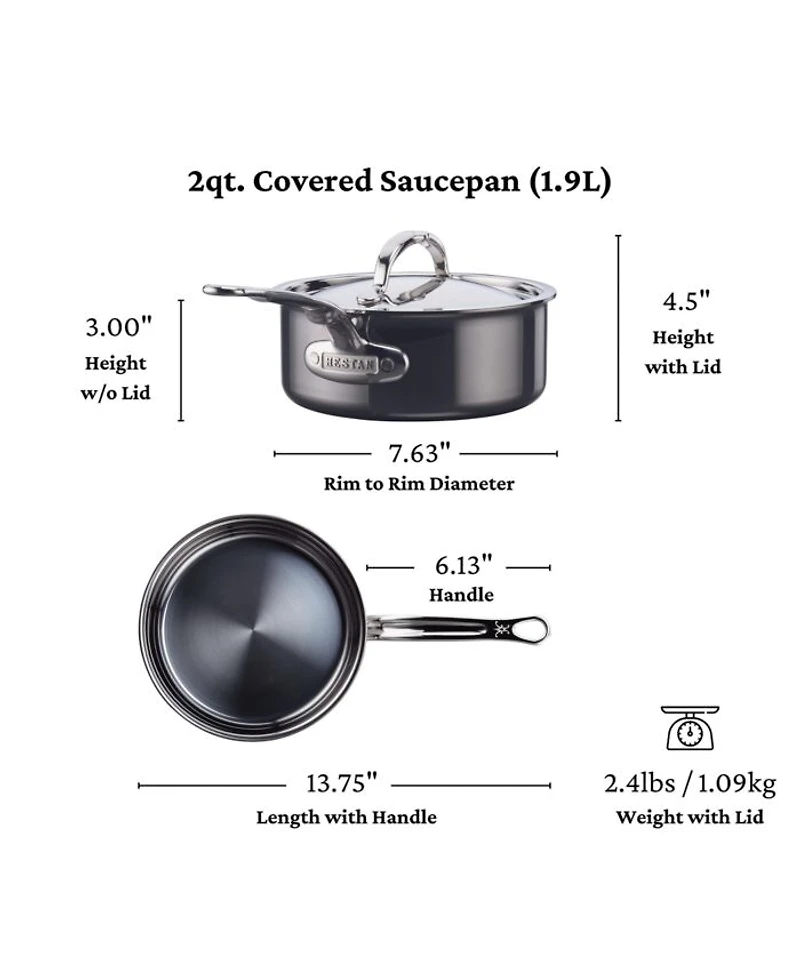NanoBond® Molecular Titanium 2-Quart Saucepan with Lid