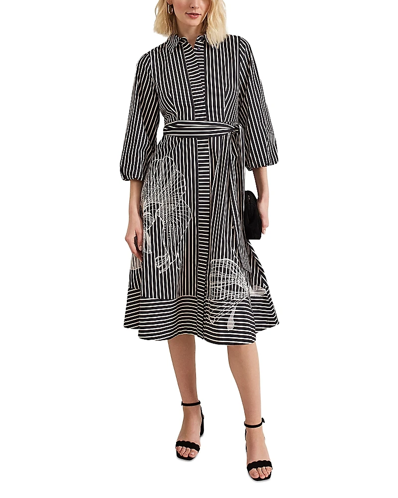Phase Eight Corina Striped Dress