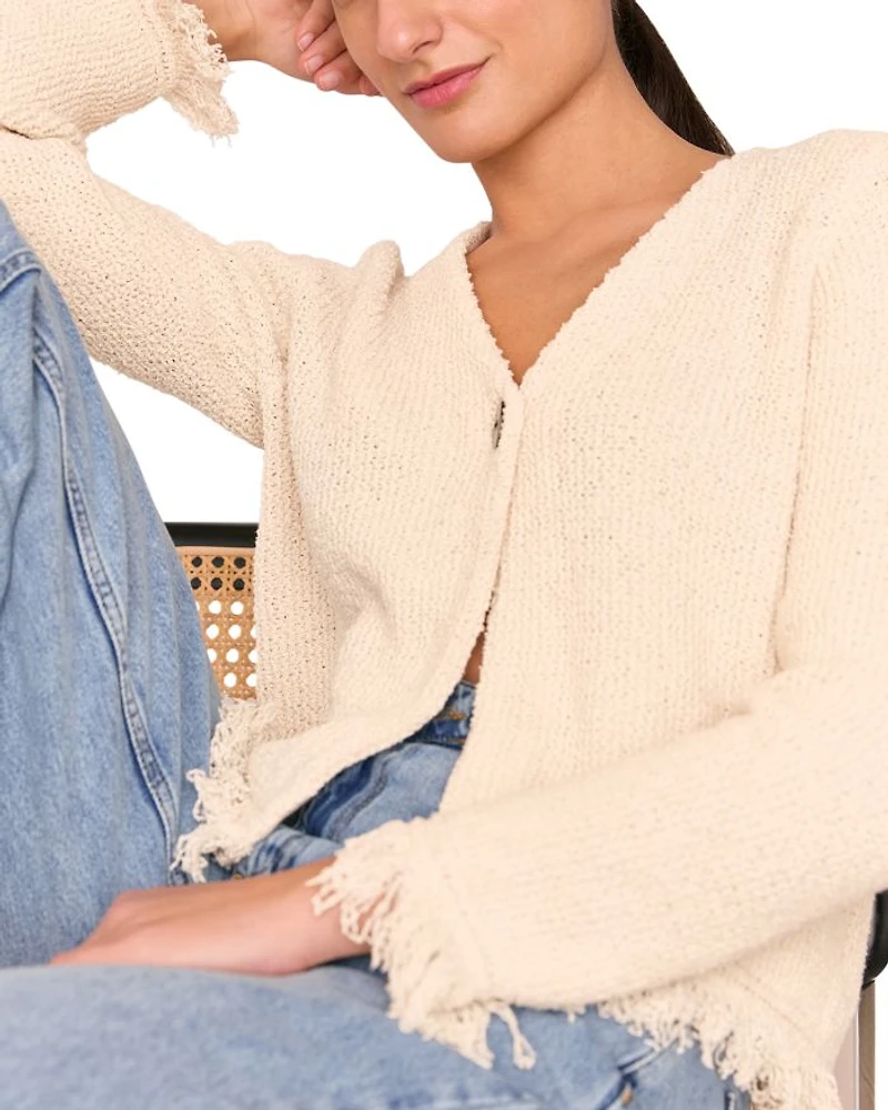 Fringe Detail Cardigan