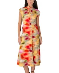 Whistles Photographic Flower Dress