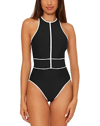 Becca by Rebecca Virtue Sport Mode One Piece Swimsuit