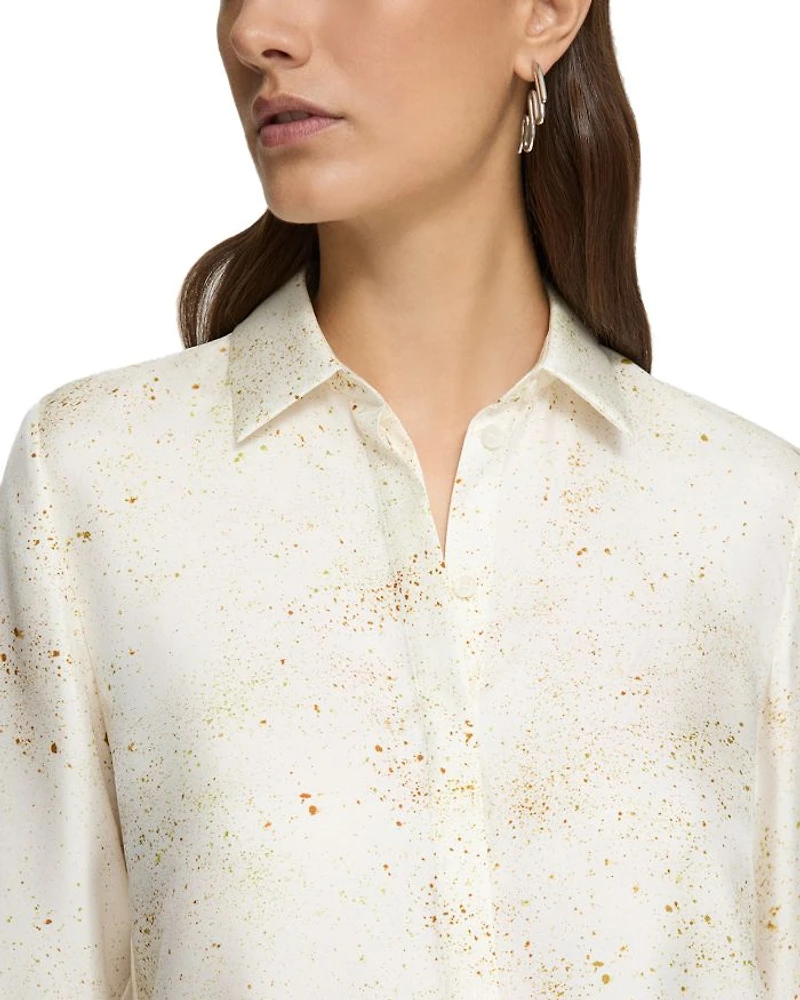 Scottie Silk Blouse