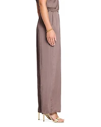 Glossy Sheen Pull On Pants