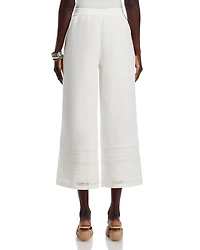 Embroidered Eyelet Pants