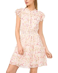 CeCe Ruffled Short Dress