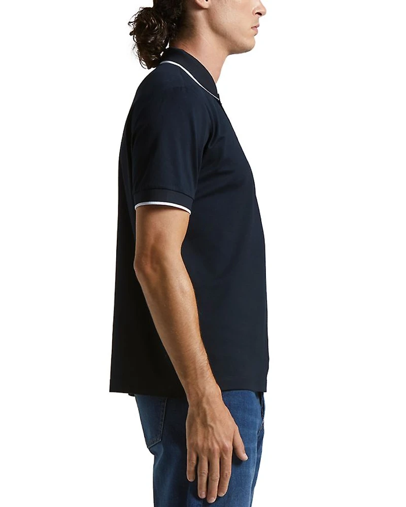 Short Sleeve Pique Polo Shirt