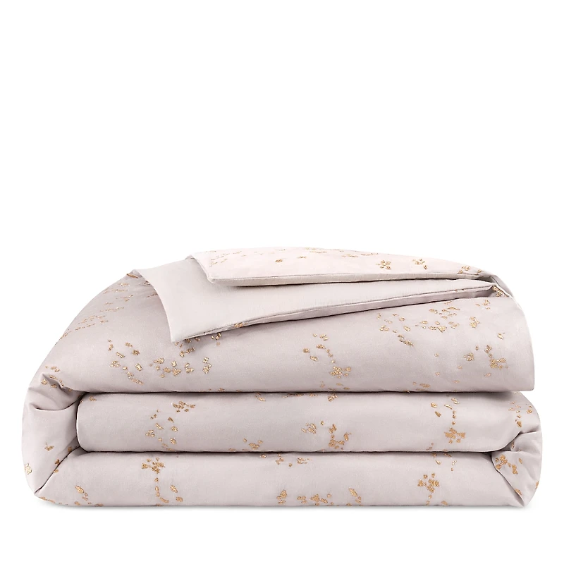 Donna Karan Dusk Embroidered Duvet Cover, Full/Queen
