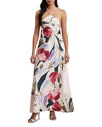 Ted Baker Almaria Halter Neck Floral Maxi Dress