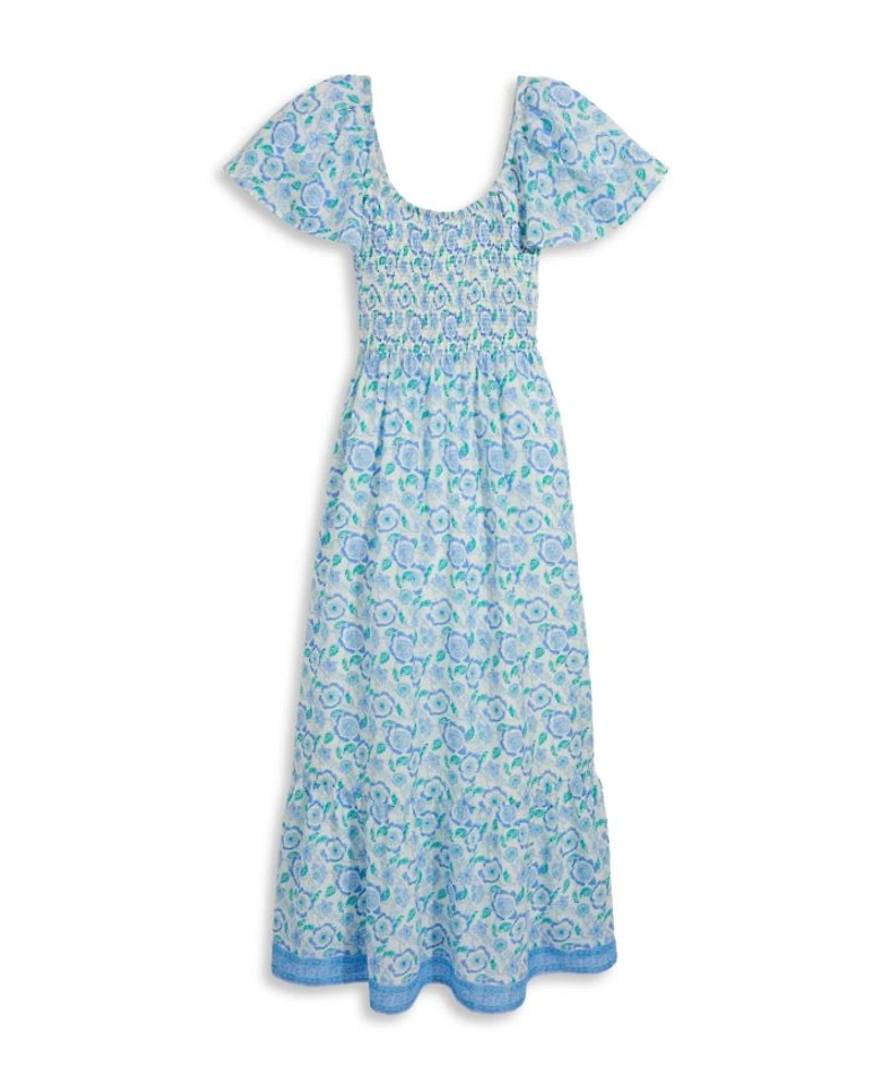 Ellen Flutter Sleeve Maxi Dress