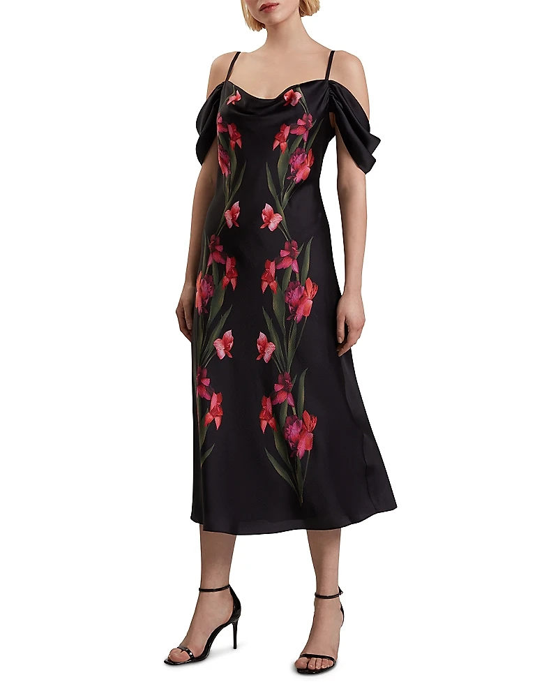 Ted Baker Lucern Satin Midi Dress