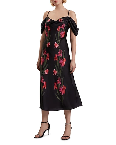 Ted Baker Lucern Satin Midi Dress