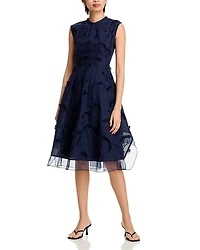 3.1 Phillip Lim Sleeveless Chiffon Combo Dress