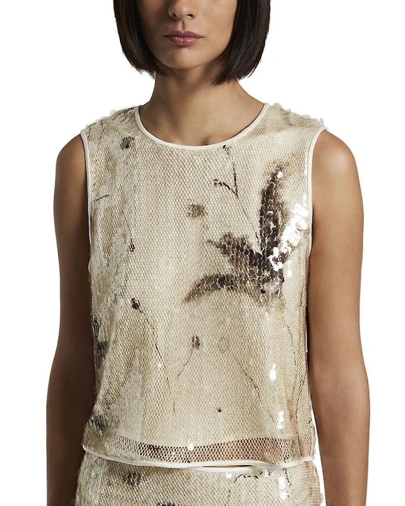 Sequin Sleeveless Camisole