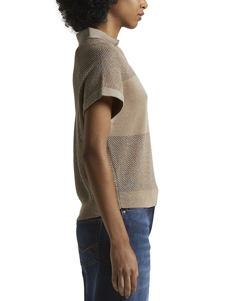 Knitted Polo Sweater