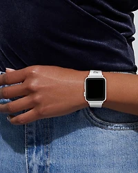 Apple Watch® White Silicone Strap, 38/40/41mm & 42mm
