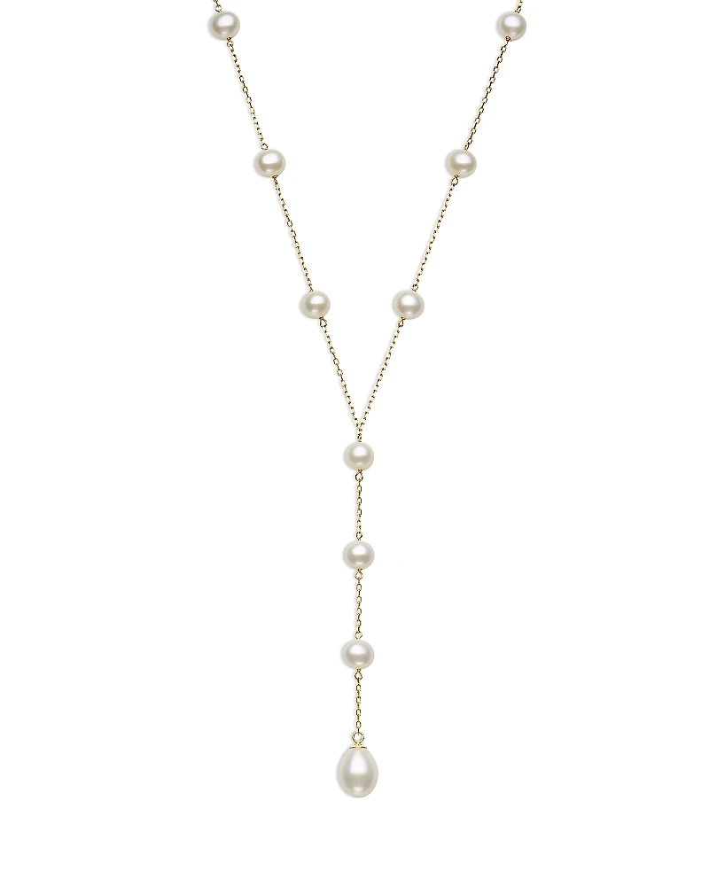 Bloomingdale's Fine Collection Cultured Freshwater Pearl Lariat Necklace
