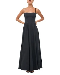 Staud Wylie Poplin Maxi Dress