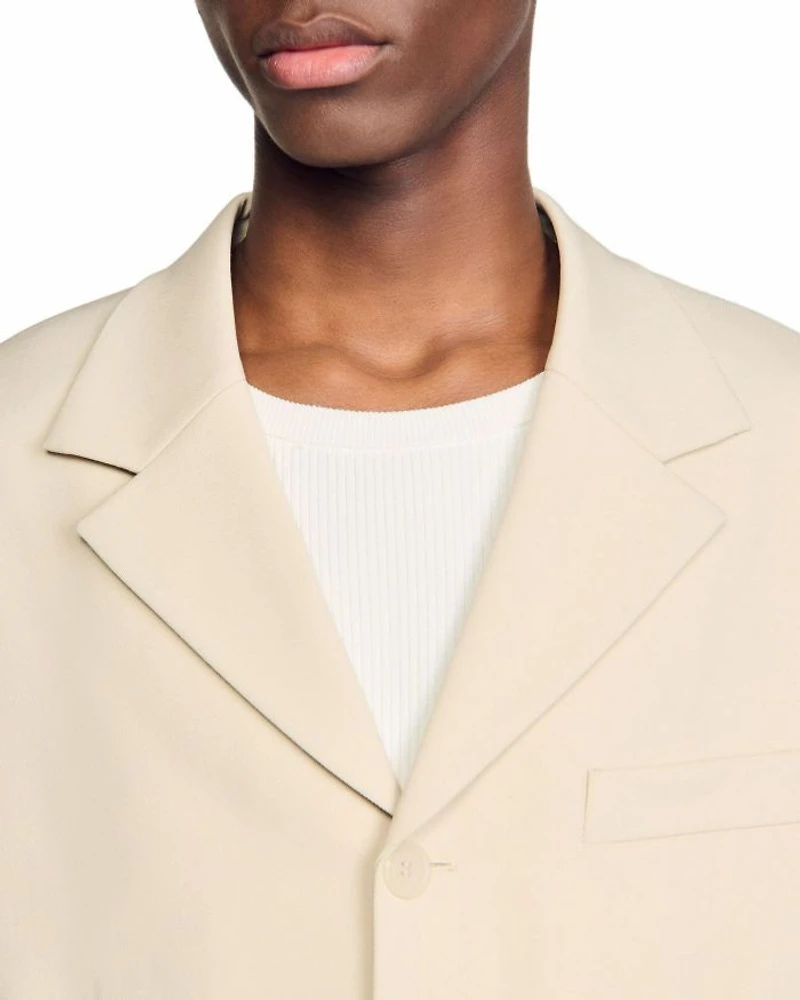 Oversized Wool Suit Jacket
