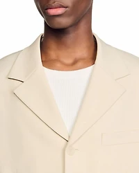 Oversized Wool Suit Jacket